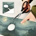 thumbnail image 6 of Yayeee Faucet Mat for Kitchen Sink 14.7" Diatomite Long Splash Guard Pad, Forest House, 2 Pack, 6 of 7