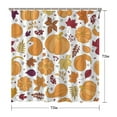 thumbnail image 5 of Rustic Autumn Farm Pumpkins Harvest Shower Curtains,Washable Bathtub Curtains with Hooks Retro Polyester Fabric Curtains for Thanksgiving Day Fall Party Home Decor, 5 of 5