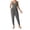 #02Gray, variant on Women Jumpsuits 2026 Summer Sleeveless Backless Tank Top Rompers Yoga Gym Workout Jumper One Piece Outfits Black L