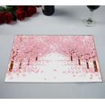thumbnail image 2 of HATIART Cherry Blossom Table Placemat Food Mat 12x18 Inch,Pack of 2, 2 of 2