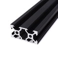thumbnail image 5 of 500mm Black V Type 2040 Aluminum Extrusion Profile European Standard Anodized Linear Rail Guide (2PCS 500mm (19.7inch), Black), 5 of 7
