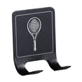 thumbnail image 1 of Soporte de exhibición que ahorra espacio, estante de almacenamiento simple para garaje, hogar, gimnasio para raqueta de tenis, 1 of 8