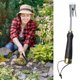thumbnail image 5 of pstuiky Cortador de malas hierbas manual para jardinería|herramientas para deshierbar|herramienta para arrancar malas hierbas|pala para limpieza de jardines exteriores, 5 of 6