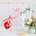 thumbnail image 3 of IFANLANDOR 4Pcs Wooden Heart Key Pendant Valentines Day Decoration For Accessories, 3 of 7