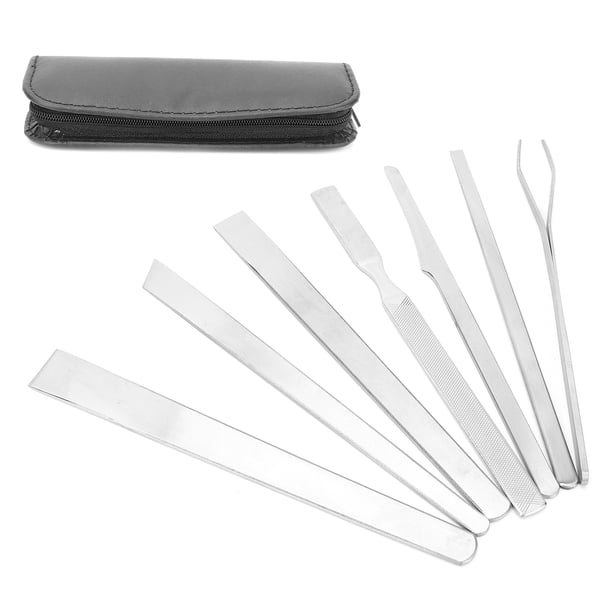 Juego de cuchillos para pedicura, para el hogar, para eliminar callos y piel muerta de las uñas encarnadas, juego de herramientas para pedicura