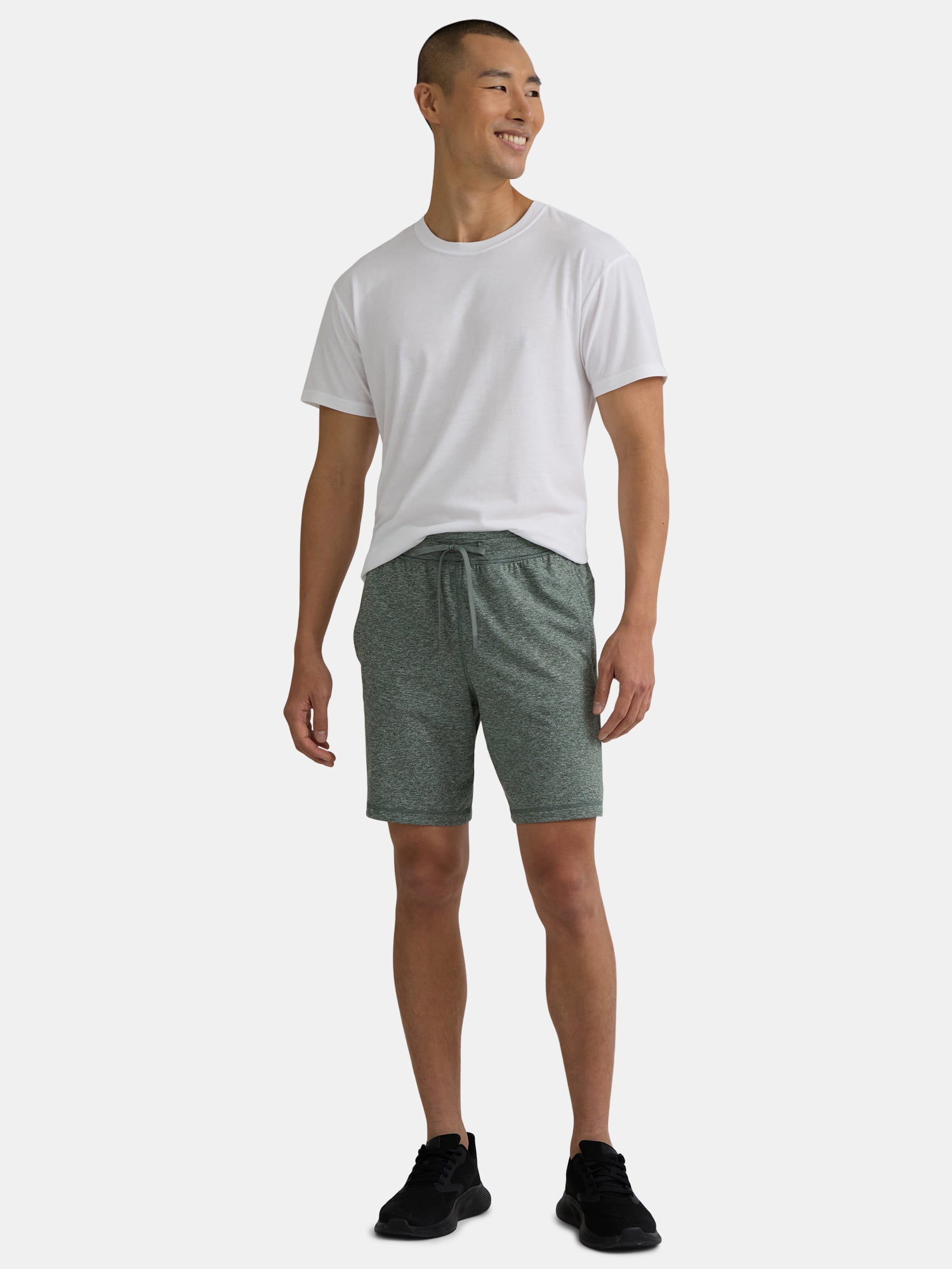 Athletic Works Men's and Big Men's Soft ButterCore Shorts, 6" & 8" Inseams, Sizes XS-5XL