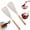2Pcs-White, variant on 2 Pack Silicone Spatula Spoon Cooking Utensils, Multi-Function Spoonula for Mixing, Scraping and Serving, Heat Resistant Nonstick Kitchen Tool for Cooking, Baking and Salad