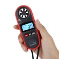 thumbnail image 2 of GT8163 Handheld High-Precision Anemometer - Portable Wind Speed & Temperature Meter with 7-Leaf Wind Vane, 6 Unit Conversion, LCD Display | Ideal for Weather Monitoring, Fishing, Fan Testing |, 2 of 7
