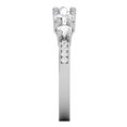 thumbnail image 4 of Dazzlingrock Collection 1.25 Carat (ctw) 14K Round White Diamond Bridal 5 Stone Engagement Ring 1/1/4 CT, White Gold, Size 8.5, 4 of 4