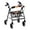 Butterfly, variant on HELLHERO Daisies Ladybirds Seat Back Cover Washable for Unisex Breathable Rollator Walker Seat Back Cover for Senior