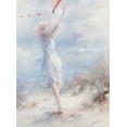 thumbnail image 2 of Haenraets, Willem 11x14 White Modern Wood Framed Museum Art Print Titled - Fly a kite, 2 of 4