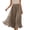 Khaki, variant on Tulle Skirts for Women Elastic Waist Pleated Mesh A Line Flowy Midi Skirt Elegant Tutu Skirt