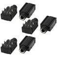 thumbnail image 1 of uxcell 6.35mm Stereo Socket Headphones Jack PCB Panel Mount Adapter 9P 6 Pcs, 1 of 1
