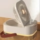 thumbnail image 4 of Naiovety Ventilador de refrigeración portátil Operación remota Tanque de agua de 5L Bajo nivel de ruido Luz cálida Bajo nivel de ruido No Electrodomésticos blanco Con control remoto, 4 of 6