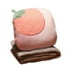 thumbnail image 2 of Almohada de viaje compacta con manta, cojín dos en uno, plegable, almohada con manta para aire acondicionado, rosa, 2 of 5