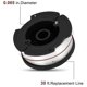 thumbnail image 1 of Paquete de 6 bobinas de línea con 2 cubiertas para reemplazar las cortadoras de césped Black Decker LingWen 9024715637581, 1 of 1