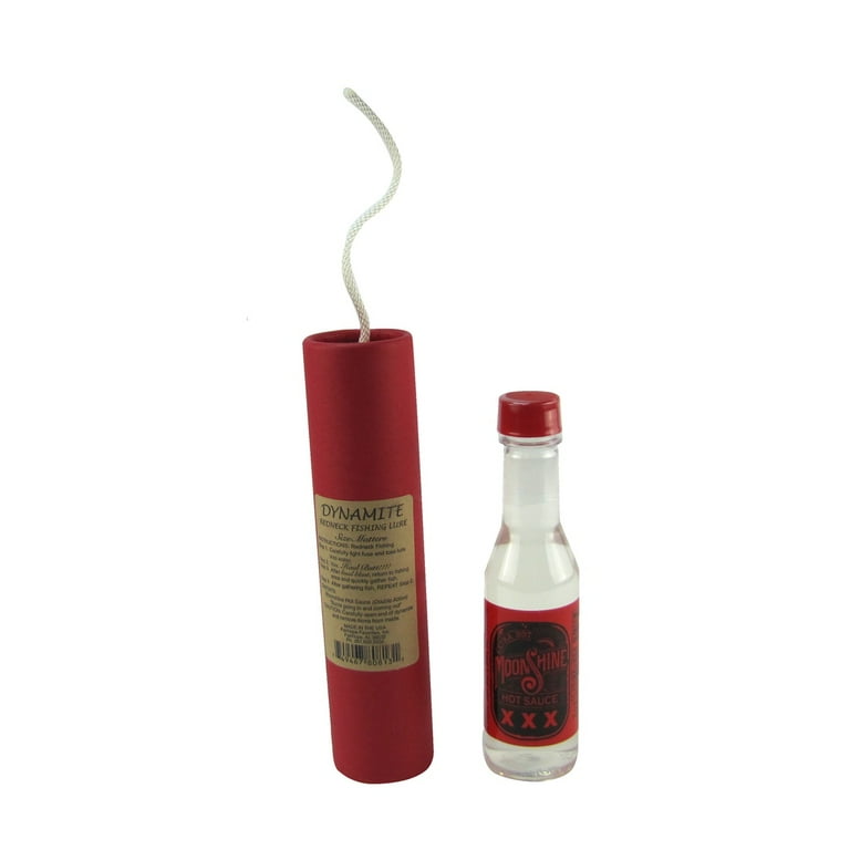 Novelty Fishing Lure Joke Gag Gift Moonshine XXX Hot Sauce Big Stick Dynamite Novelty Fishing Lure Joke Gag Gift Moonshine XXX Hot Sauce Big Stick Dynamite