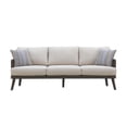 thumbnail image 5 of New Classic Furniture Genova 3-Piece Aluminum & Wicker Patio Set in Brown/Gray, 5 of 13