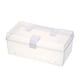 thumbnail image 2 of CAJA DE ALMACENAMIENTO TRANSPARENTE, Organizador de Escrito Portátil de Gran Capacidad con Asa para El Hogar y la Oficina, Transparente, Multifuncional, 2 of 7