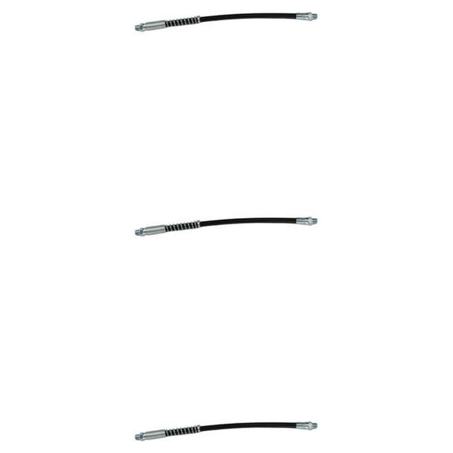 Guardoinrt greasing Hoses Professional Accessories Manual greasing Fitting Kit Tools Black 40cm 3Set
