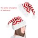 thumbnail image 5 of Gorro navideño, gorro de Papá Noel para adultos, mujeres y hombres, gorro navideño de crochet, gorro de calavera cómodo para disfraz, suministros para fiestas navideñas, 5 of 5