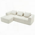 thumbnail image 2 of Modern Modular L-Shaped Sofa 98.42-inch with Chaise, Chenille Fabric, Durable, 2 of 24