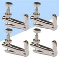 thumbnail image 4 of Violin Tuner with Precision Screw for Easy Adjustment and Non-Slip Groove Design 4pcs Silver S Size, 4 of 8