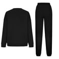 thumbnail image 3 of Womens Plus Size Two Piece Outfits Sweatsuits Casual Long Sleeve Hoodies Joggers Pants Casual Sweat Suit Tracksuit, XXL, 3 of 6