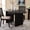 Black, variant on Safavieh Syura 62" Oval Dining Table, Black