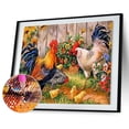 thumbnail image 1 of Cuadros Decorativos 5D pollo mosaico diamante pintura dibujo completo redondo taladro DIY arte artesanía Ehuebsd  Nuevos Originales, 1 of 9