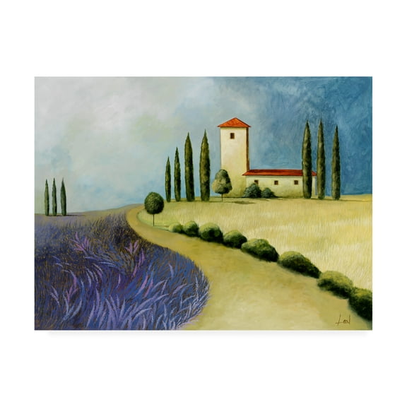 Trademark Fine Art 'Tuscan Villas Paint 3' Canvas Art by Pablo Esteban