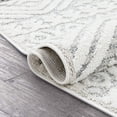 thumbnail image 6 of Well Woven Salem Eliana Modern Geometric Cream 3D Textured High-Low 2'7" x 9'10" Runner Rug, 6 of 6