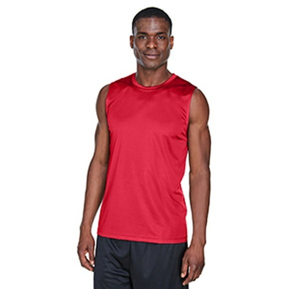Men's Zone Performance Muscle T-Shirt - SPORT RED - M