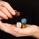 thumbnail image 2 of Juego de Dados D6 de 16 mm de Colores Aleatorios de 10 Piezas Dados AcríLicos EstáNdar para Juegos de Rol, 2 of 5