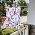 thumbnail image 5 of Wukai Eiffel Tower and Hearts Garden Flags Double Sided Welcome Garden Yard House Flags Outside Outdoor House (Only Flag), 5 of 8