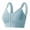 Blue, variant on Hxshgdsn Front Closure Sports Bras for Women High Impact Back Support Workout Bra Breathable Shapewear(Blue/L)