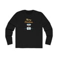 thumbnail image 2 of Merry Christmas Men's Long Sleeve Crew Tee, 2 of 5