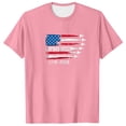 thumbnail image 4 of IDOCLOTHES 250th Anniversary USA Shirt Men 250 Years 1776-2026 Air Force Airplane Graphic Tee Mens T-Shirts 4th of July Shirts for Men Patriotic T Shirts for Man Tshirts Pink, XL, 4 of 5
