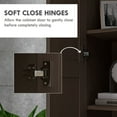 thumbnail image 5 of Living Room Cabinets HOMCOM 69" Tall Storage Cabinet with Movable Storage Shelves, Modern Style Pantry Cupboard Cabinet with Soft Close Doors, Coffee,Metal Cabinets, 5 of 9