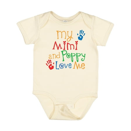 

Inktastic Mimi and Poppy Love Me Gift Baby Boy or Baby Girl Bodysuit