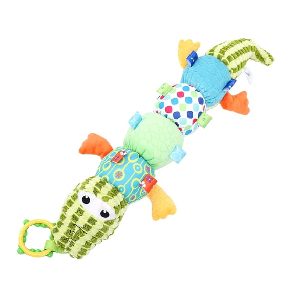 Sunfenle Baby Musical Stuffed Sensory Toy Infant Soft Music Animal Toy with Crinkle for Tummy Time Newborns Above 0 Months