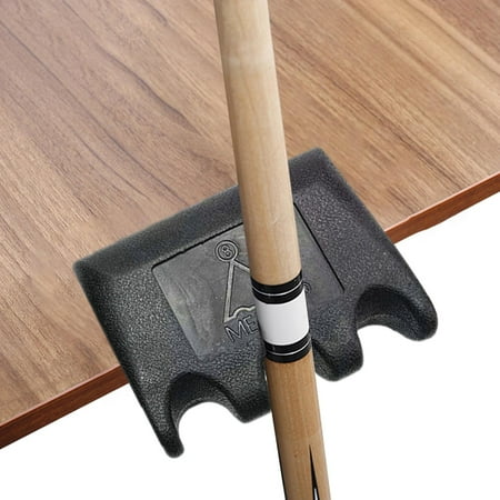 

Portable Pool Snooker Billiards Holder Durable Table Top Billiard Rack Rest for Billiard Players Pool Clubs Pool Bars 3 Place Black