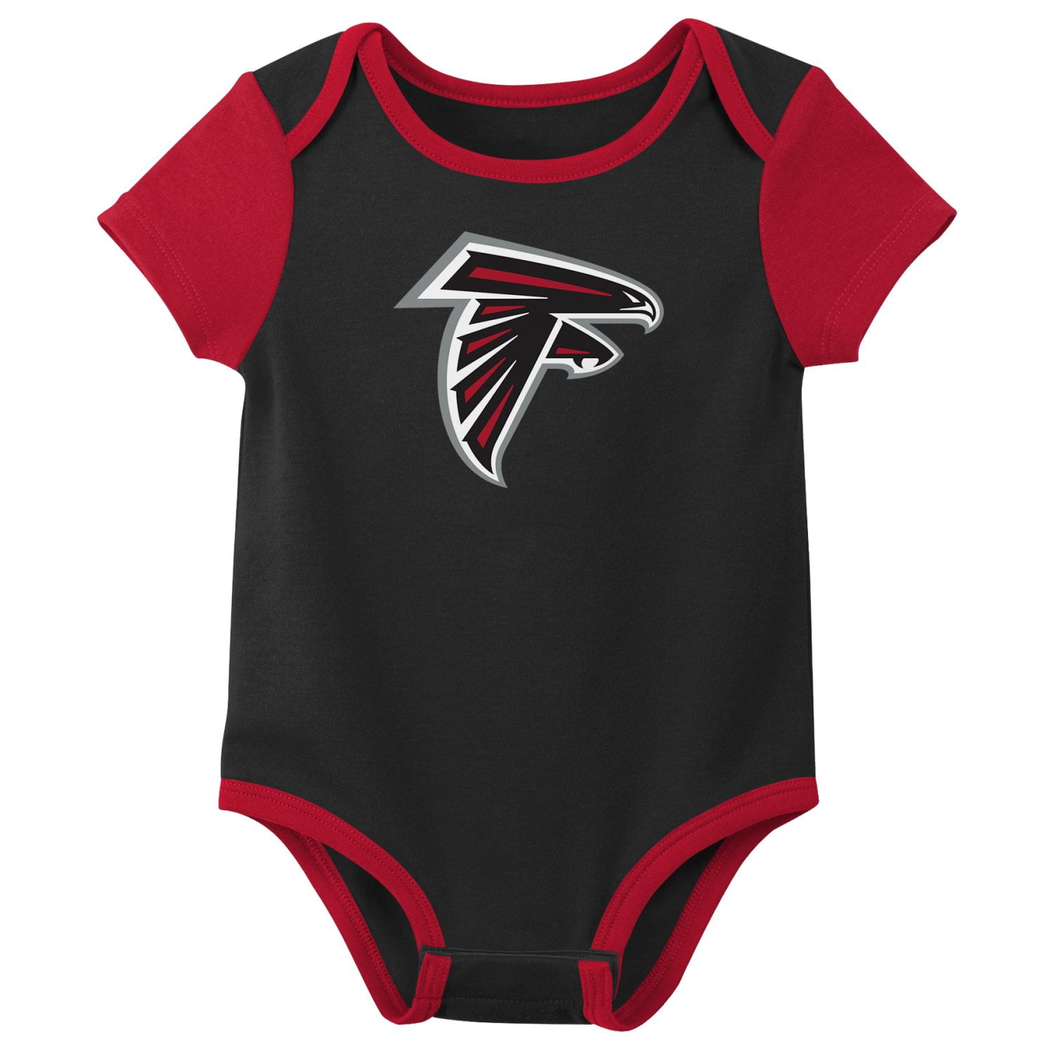 ATLANTA FALCONS NFL Infant Boys 3 Pack Onesie Game Day Fan Apparel