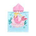 thumbnail image 2 of Toalla de baño con capucha para niños de dibujos animados bata de baño para niños impresa capa toallita para bebé (C) FLhrweasw Para estrenar, 2 of 5
