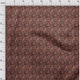 thumbnail image 4 of oneOone Polyester Spandex Brown Fabric Mushroom Quilting Supplies Print Sewing Fabric By The Yard 56 Inch Wide, 4 of 5