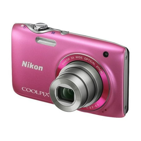 Nikon Coolpix S3100 14 Megapixel Compact Camera, Pink