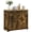 Rustic Brown, variant on Sideboard with Solid Wood Countertop, Modern Kitchen Storage Cabinet, Coffee Bar Cabinet with 3 Drawers, Doors and Adjustable Shelf, Rustic Brown