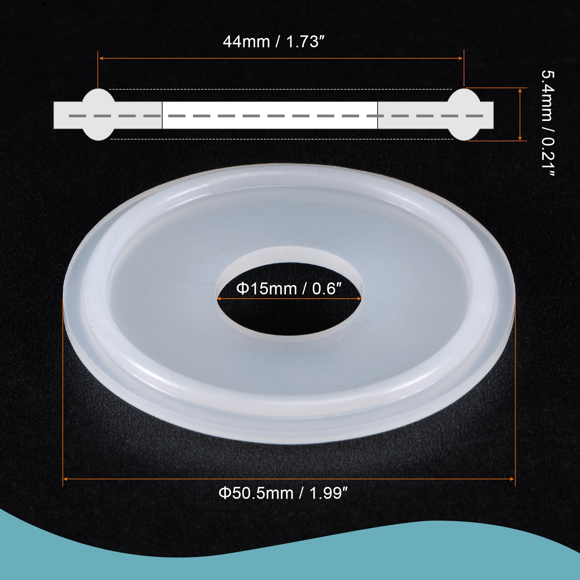 Zoro Select Silicone Roll, 50A, 10'x36x0.5, White BULK-RS