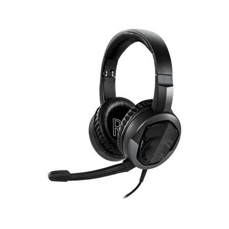 MSI - Immerse Wired Over-the-head Stereo Gaming Headset - Black