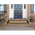 thumbnail image 2 of Heavy Duty Coir Door Mat Single Picture Frame, Plain - Black 36" x 72", 2 of 5